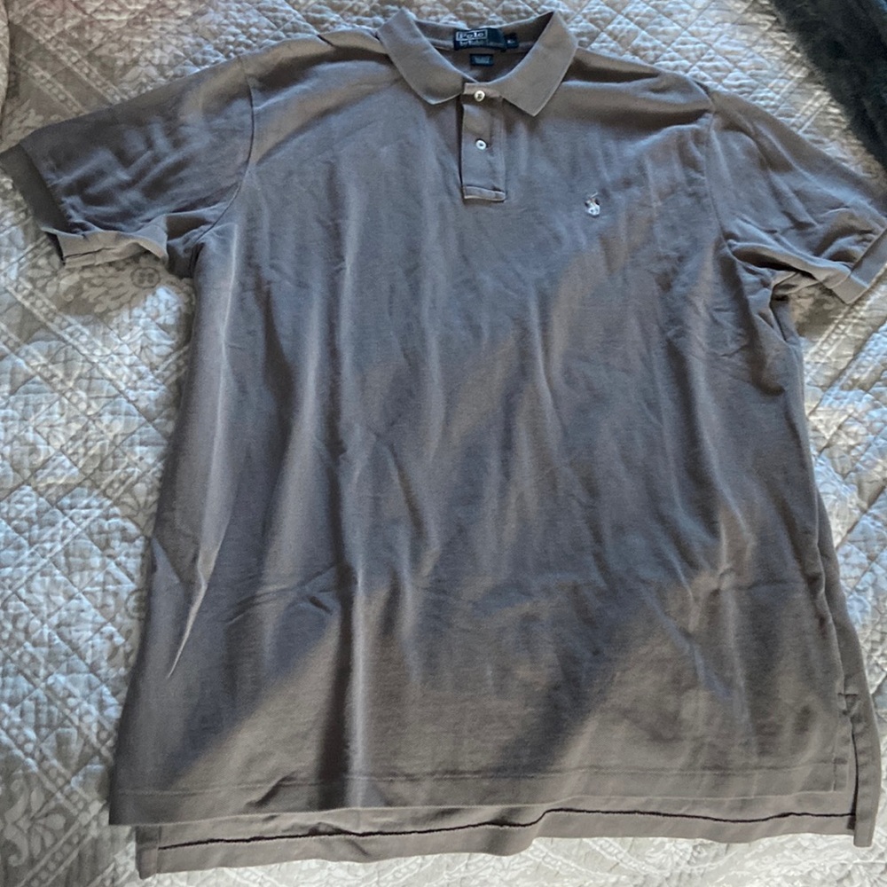 Grey polo shirt